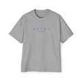 Aftrz Classics Heavy Oversized Short Sleeve T-Shirt - Grey with Blue Logo