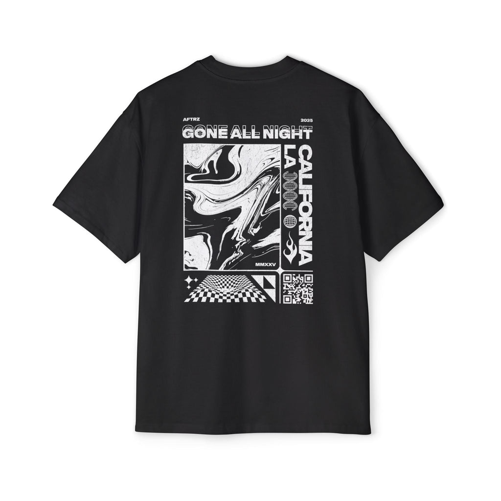 Oversized Aftrz Gone All Night Premium Drop Shoulder Short Sleeve T-Shirt