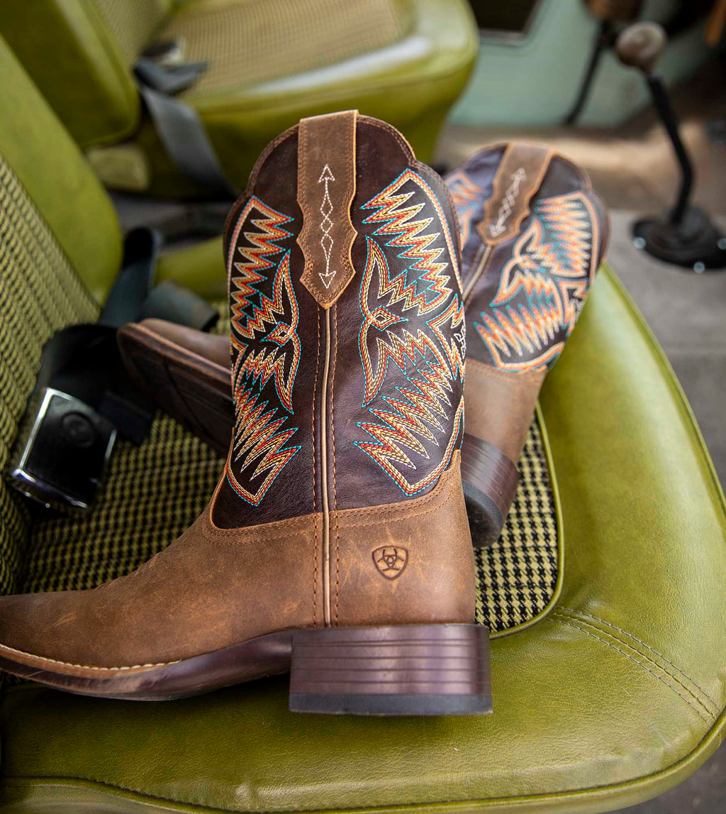 Ariat Women's Odessa StretchFit Western Boot, Fateful Brown