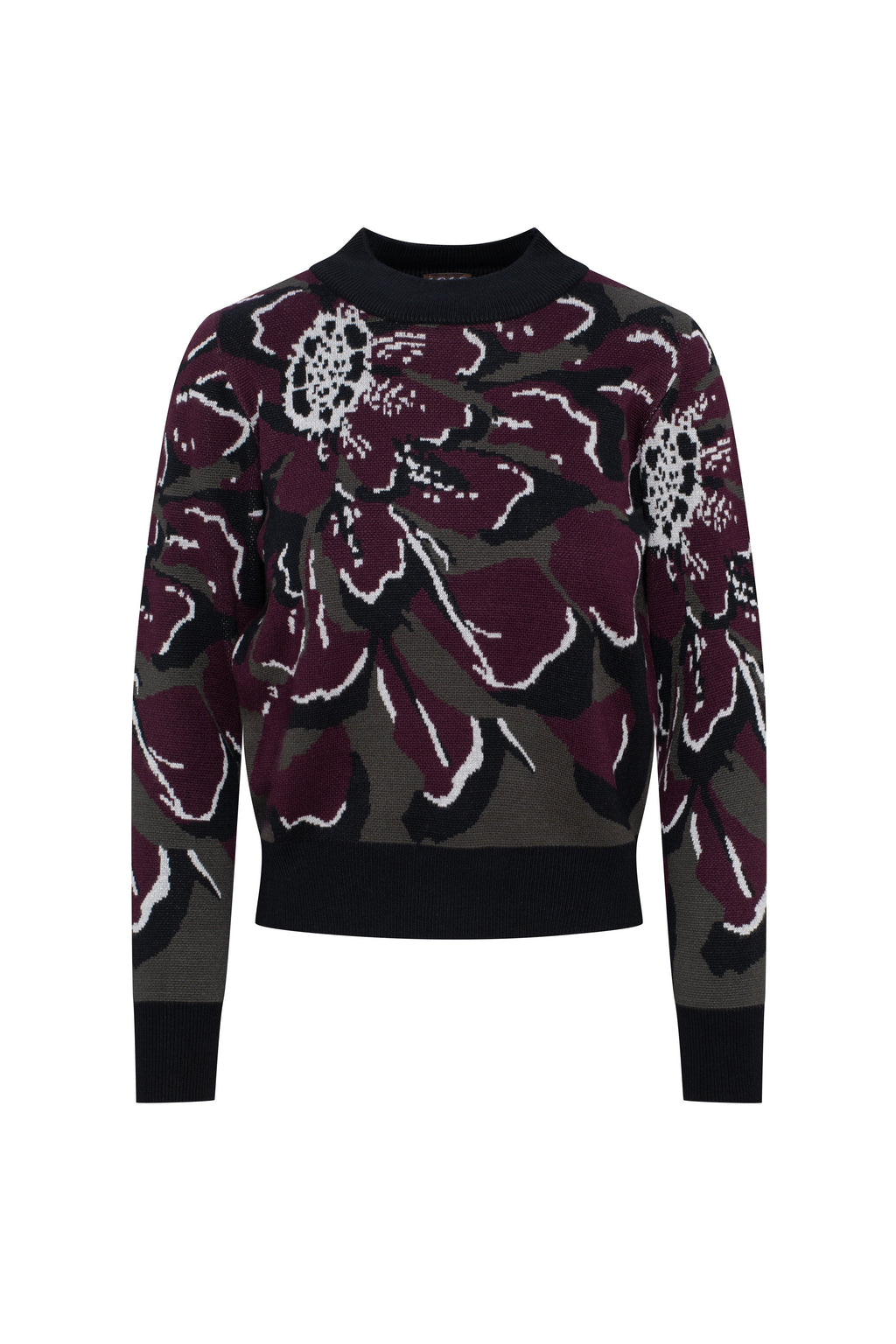 Floral Knit Sweater
