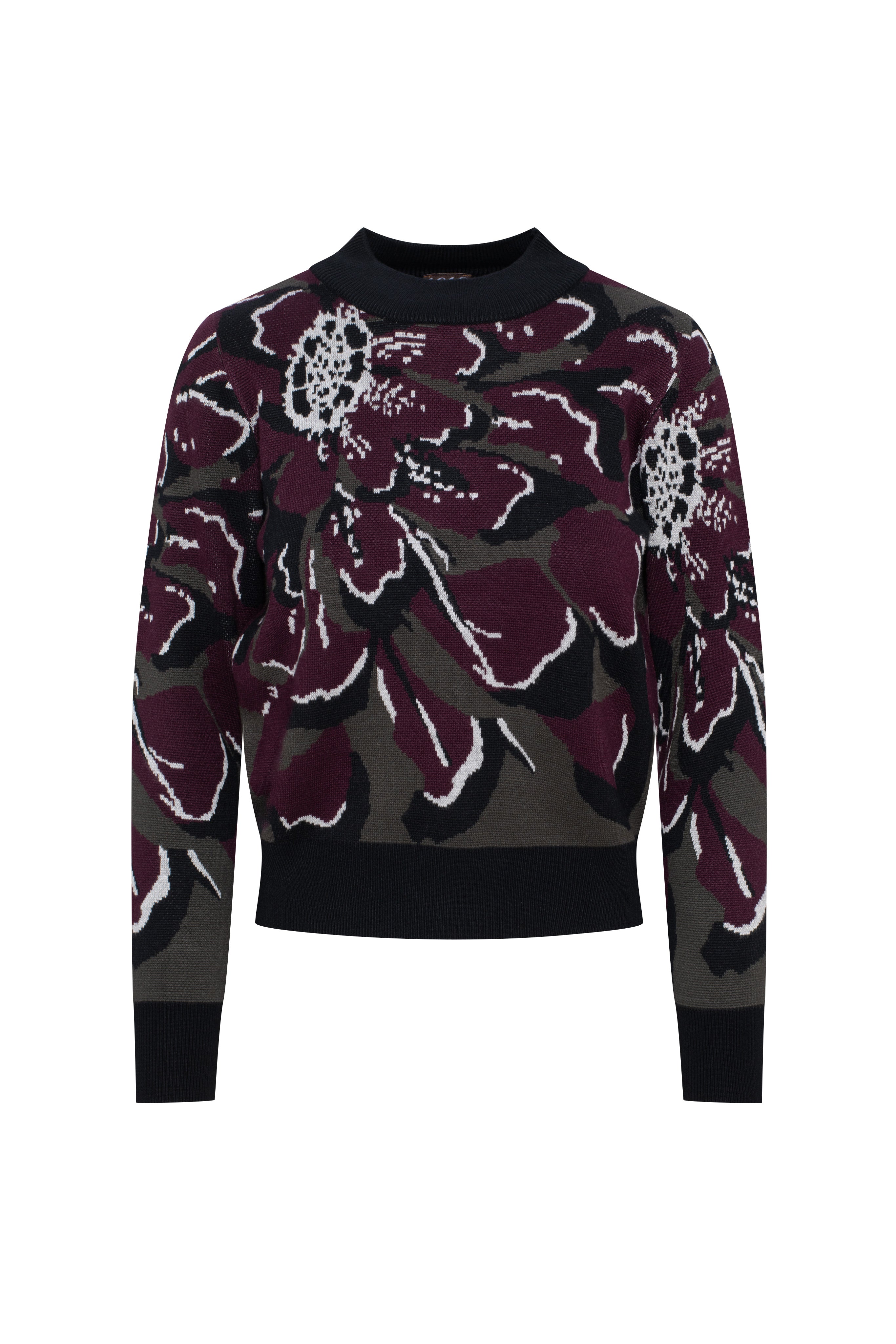 Floral Knit Sweater