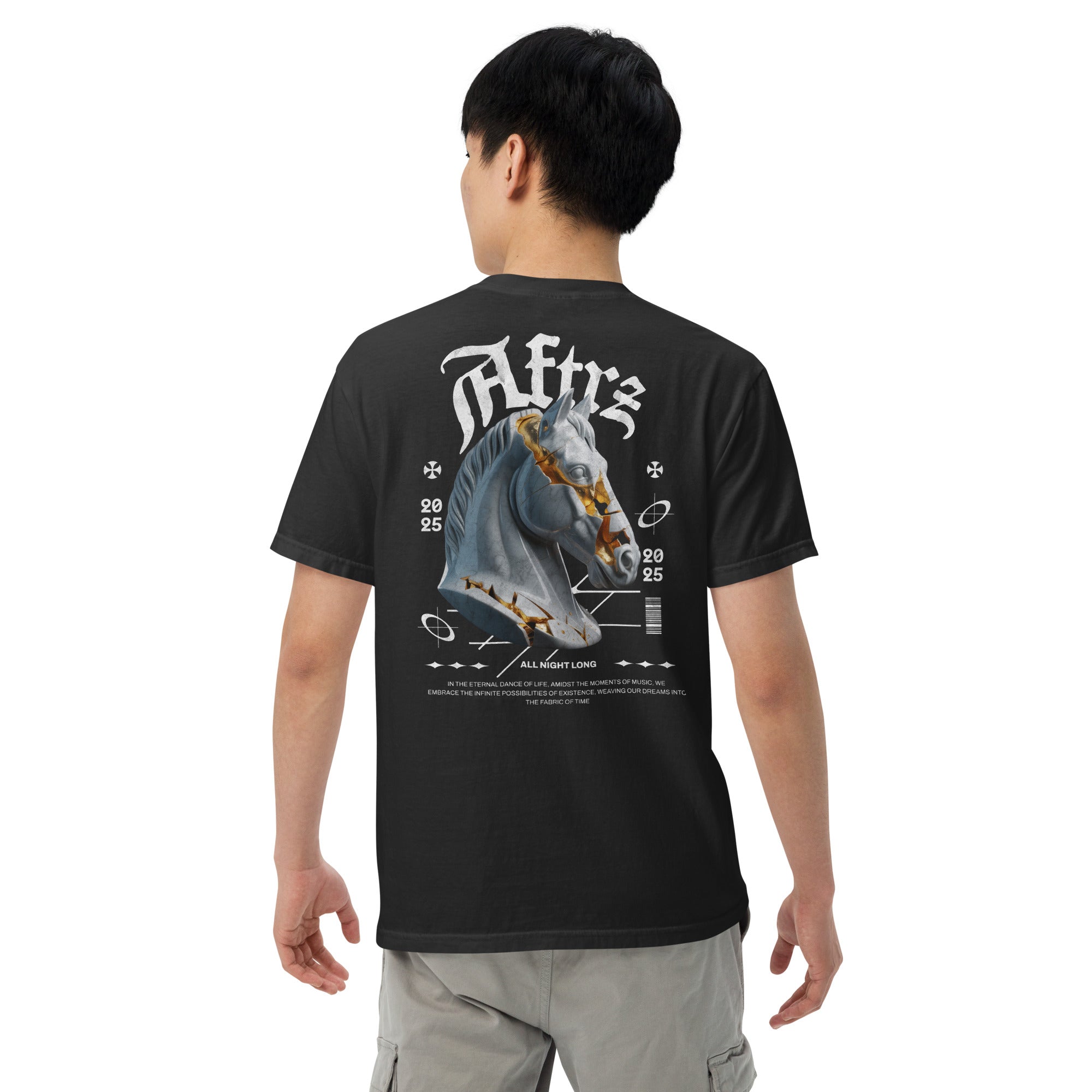 Aftrz Horse All Night Long  Heavyweight T-Shirt