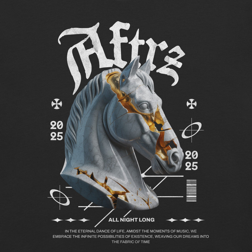Aftrz Horse All Night Long  Heavyweight T-Shirt